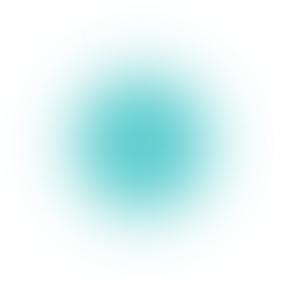 Teal Blur Circle